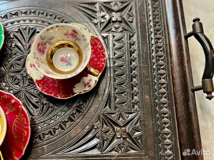 Поднос деревянный ручная работа