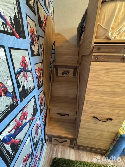 Кровать чердак