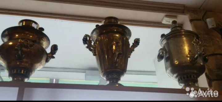 Самовар угольный советский