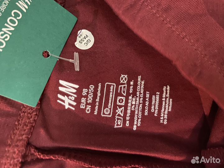 Костюм H&M для девочки новый 98