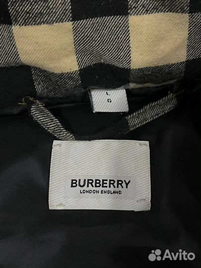 Пуховик burberry