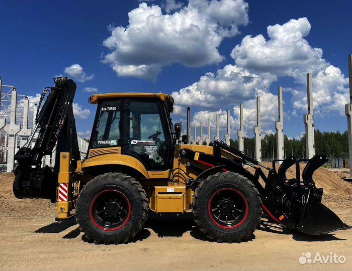 Экскаватор-погрузчик Shanmon 388H, 2024