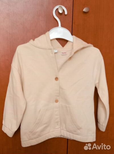 Кофта с капюшоном для девочки Zara 3-4 104