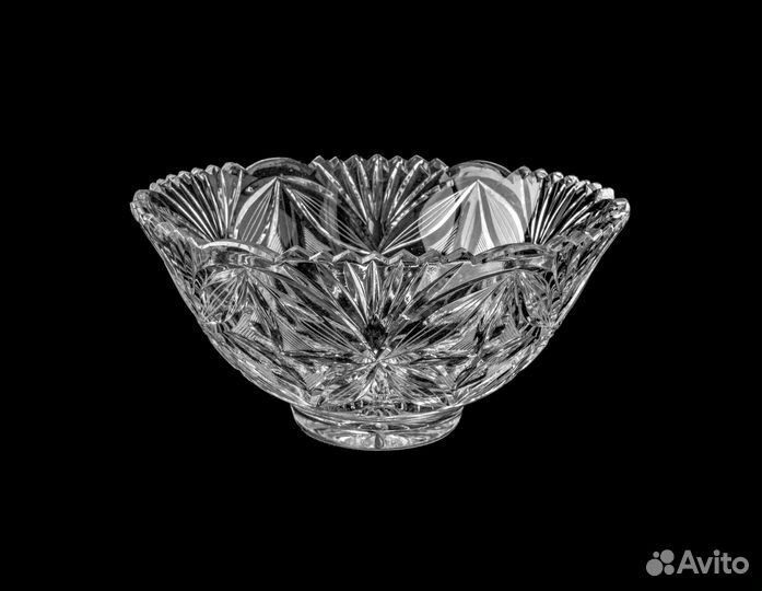 Хрустальные вазы для фруктов времён СССР