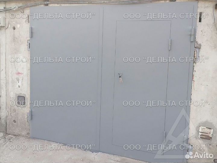 Ворота распашные двустворчатые 2040х2540мм