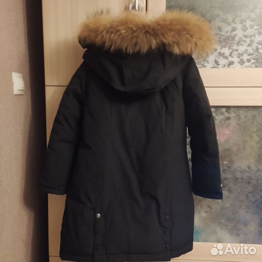 Парка зимняя для девочки 140