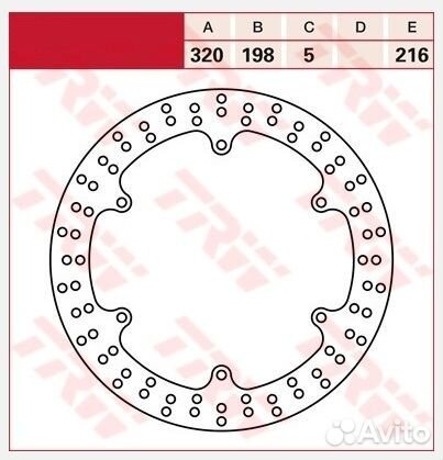 Тормозной диск yamaha xj 600 diversion
