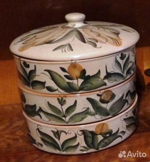 Посуда трёх ярусная СССР(винтаж)