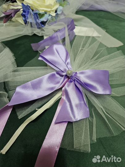 Свадебные украшения на авто прокат