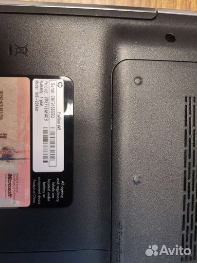 Ноутбук hp pavilion dv6