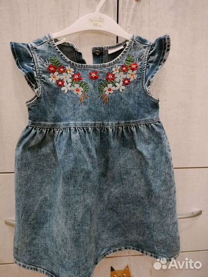 Джинсовое платье