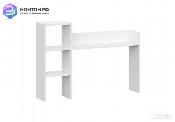 Надстройка для письменного стола Анри белый тексту