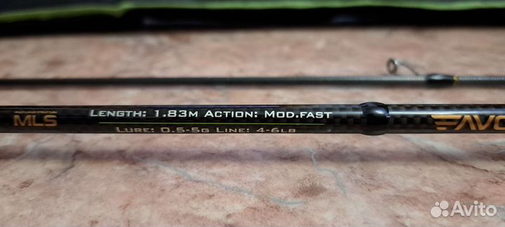 Спиннинг favorite x1 602ul 0.5 - 5 гр