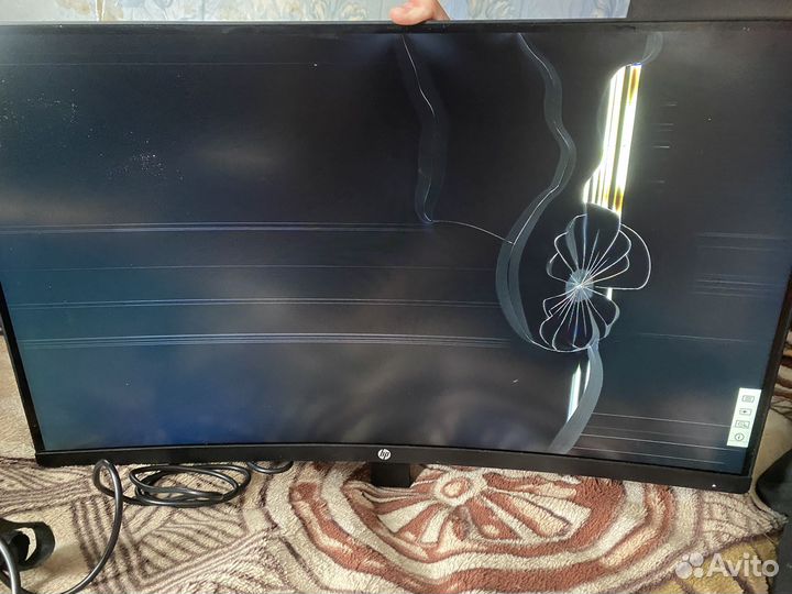 Манитор hp 27x curved gaming display