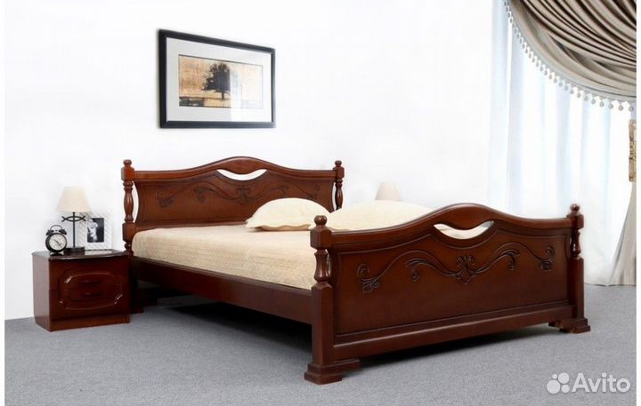 Кровать Людмила-16, 90 Ясень жемчужный