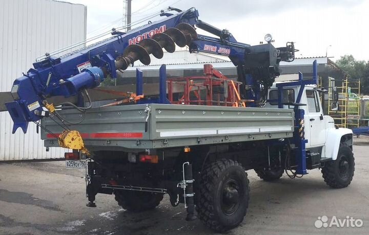 Ямобур / Аренда ямобура / Опоры лэп Сергиев Посад