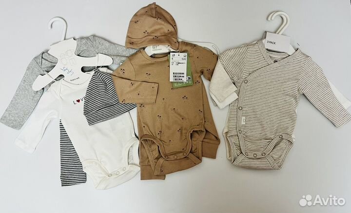 Одежда комплекты для новорожденных hm новые