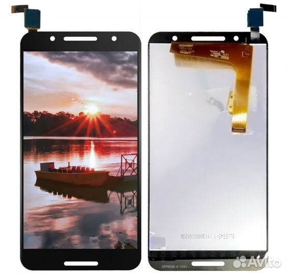 Дисплейный модуль для Alcatel A7 черный