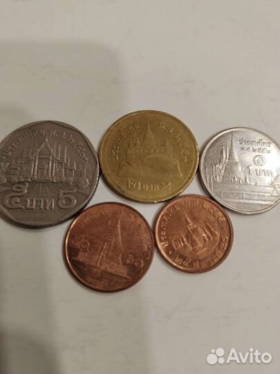 Подборка монет Тайланда