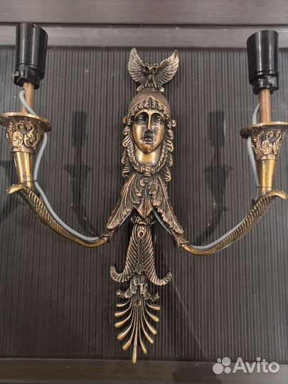 Бра бронза 