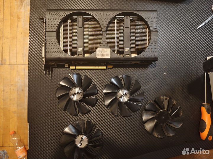 Видеокарта Sapphire RX 580 8 GB Новые Кулера