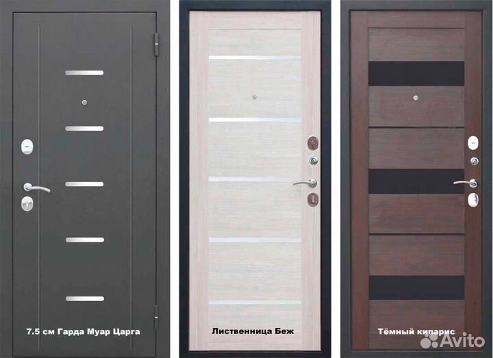 Двери входные Ferroni толщиной 7,5 см