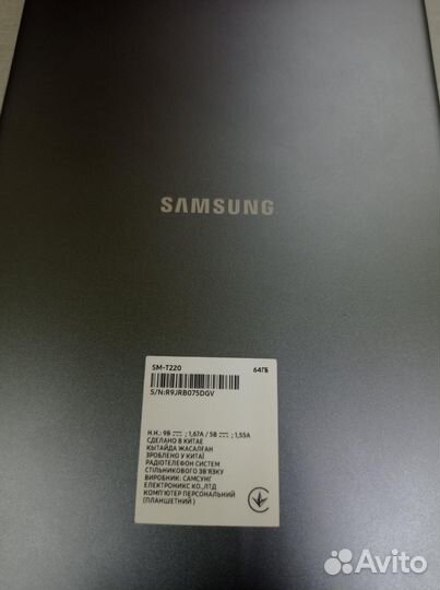Планшет samsung galaxy TAB A7 lite SM-T220 (2021)