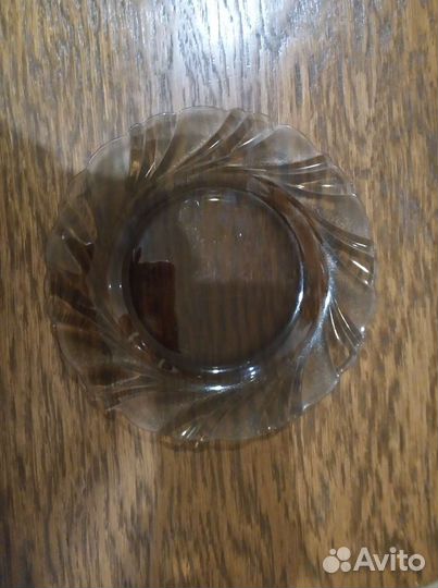 Блюдо+тарелки.Люминак.Франция.Стекло