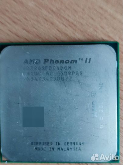 Процессор ам3 AMD Phenom II X4 965 Black Edition