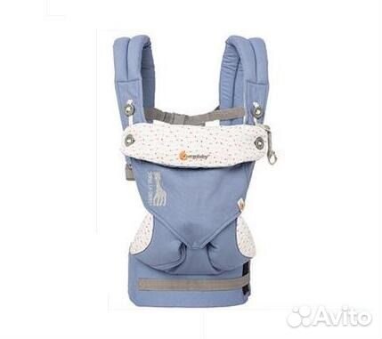 Эргорюкзак-переноска ErgoBaby 360 с жирафом
