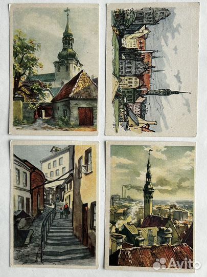 Почтовые карточки СССР с маркой летчика 25 коп