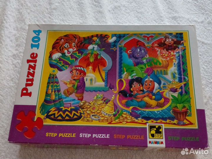 Пазлы 64 160 104е деталей по8 0руб за уп