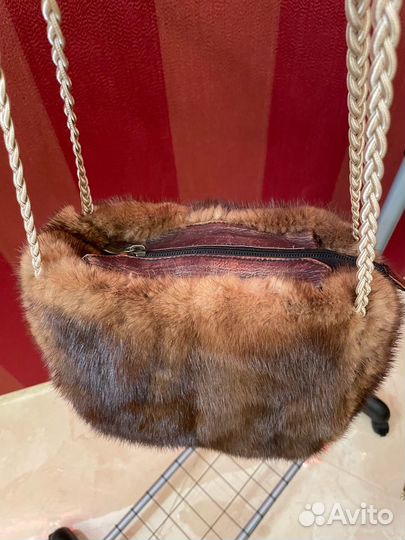 Сумка меховая норка loretta pettinari Италия
