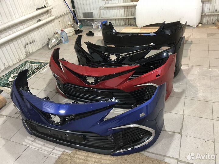 Бампер на toyota camry 70