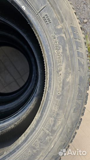 Bridgestone Blizzak VRX 225/60 R18 100S