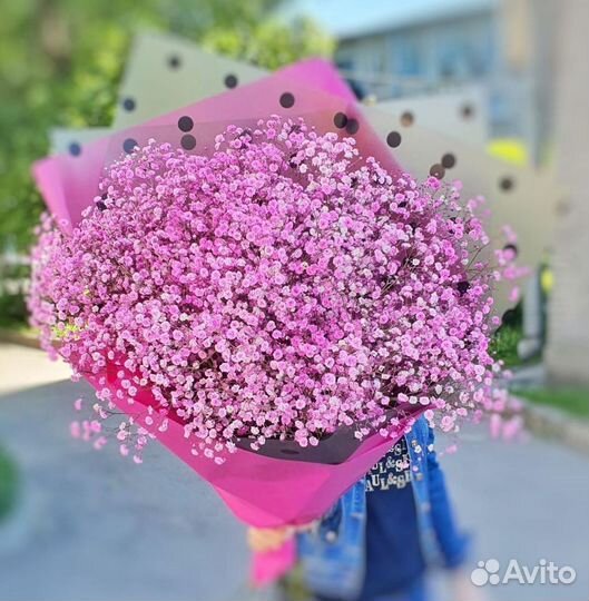 Цветы гипсофила букет с круглосуточной доставкой