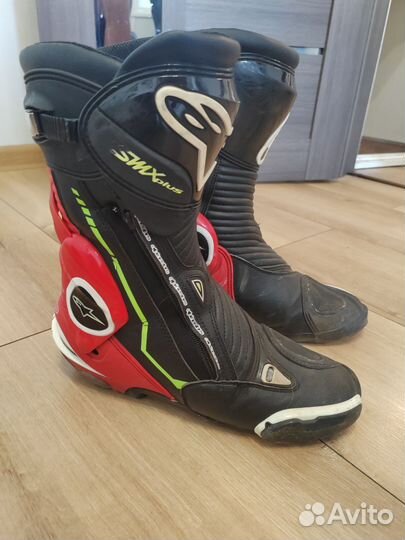 Мотоботинки alpinestars SMX plus 42размер
