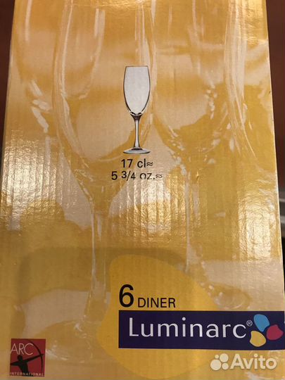 Бокалы для вина Luminarc 6 шт