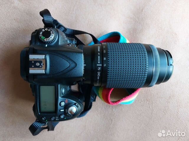 Nikon D90 kit Nikon 75-240mm объявление продам