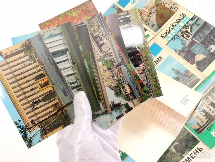 10шт) Наборы Открыток Города СССР (Лот