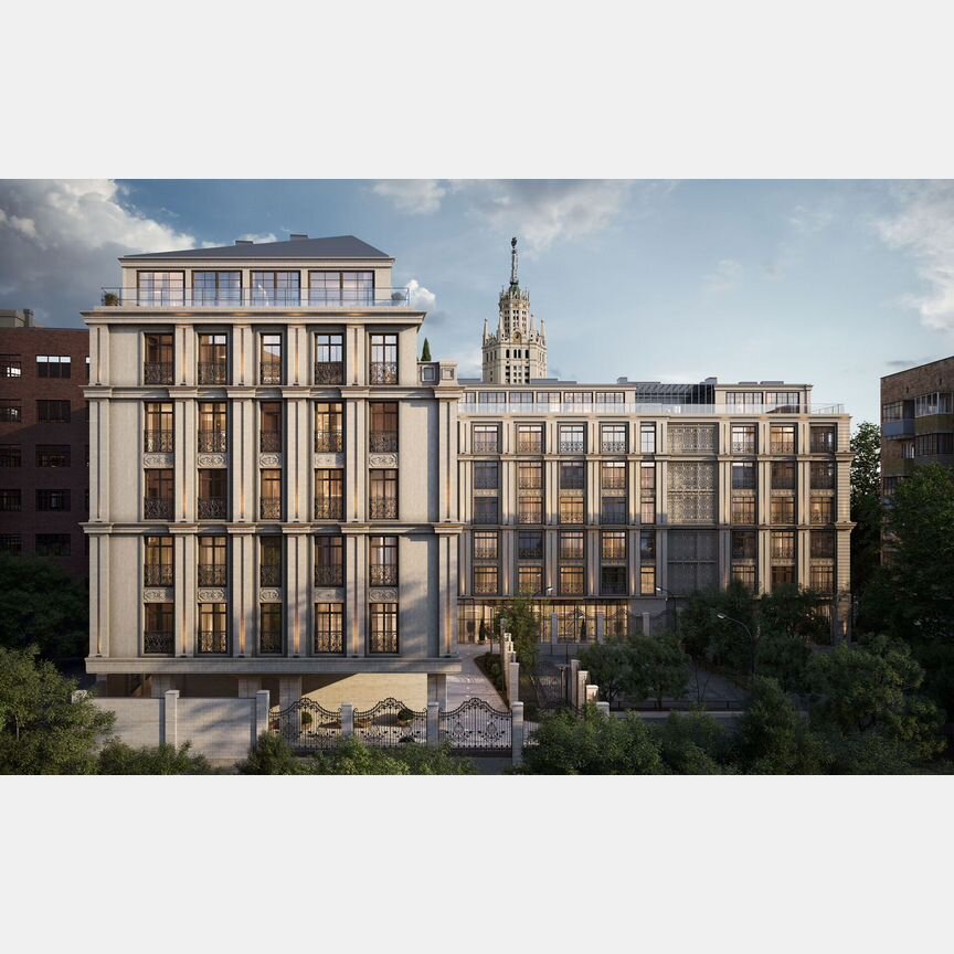 3-к. квартира, 174,6 м², 2/6 эт.