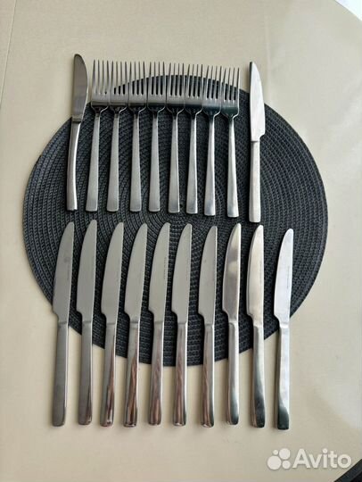 Набор столовых приборов Regent inox вилки ножи