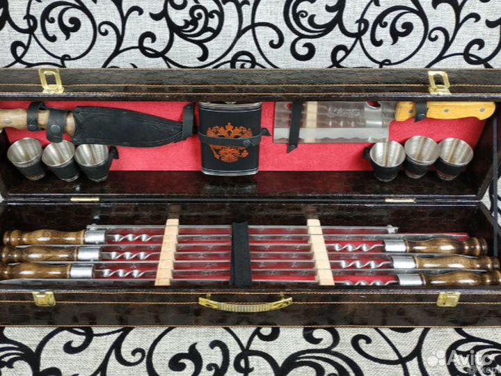 Набор шампуров Подарочный набор для шашлыка