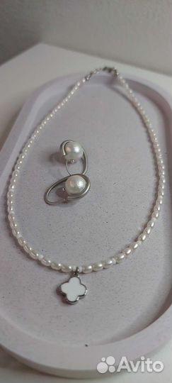 Чокер, ожерелье, колье ручной работы