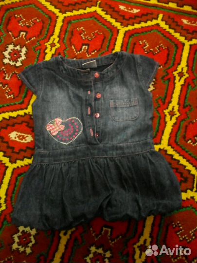 Вещи пакетом для маленькой модницы 74-86 размера