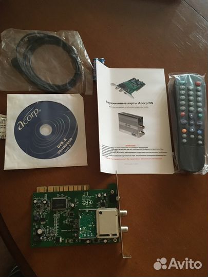 Satellite dvbs pci card