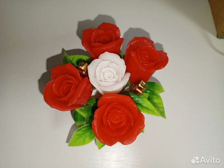 Букет из мыла ручная работа