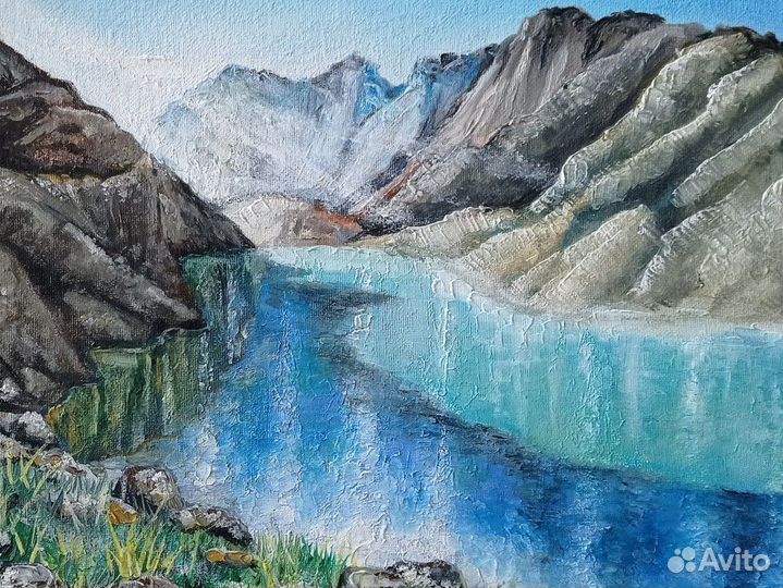 Картины маслом, горы