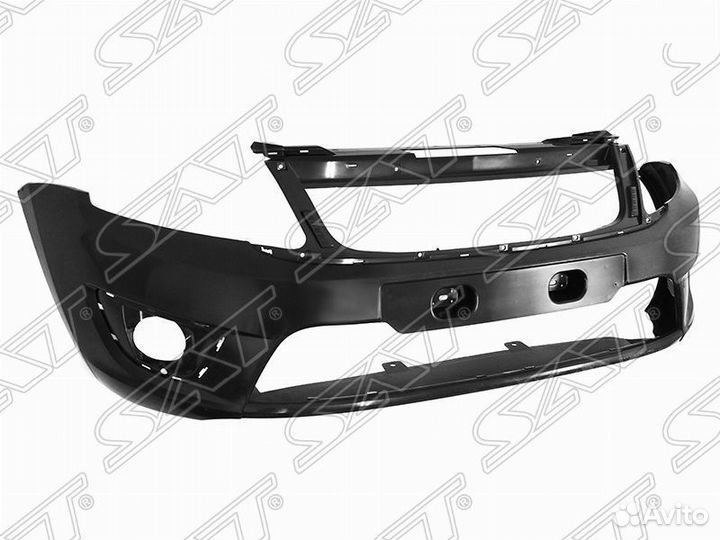 Бампер передний LADA granta 11-18 под птф
