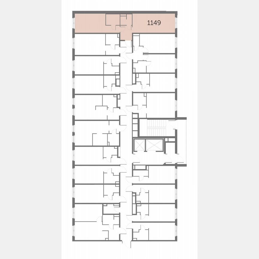 1-к. апартаменты, 50,8 м², 13/17 эт.